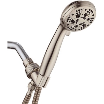 AquaDance High-Pressure 6-Setting Chrome Handheld Shower