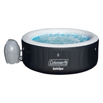 Coleman 71" x 26" Portable Spa Inflatable 4-Person Hot Tub, Black