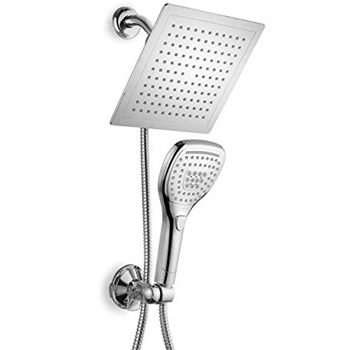 DreamSpa Hotel Spa Ultra-Luxury 9" Square Rainfall Shower Head