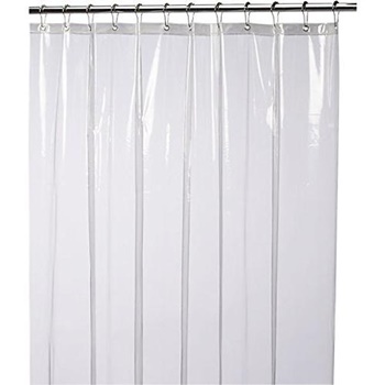 LiBa Mildew Resistant Anti-Bacterial PEVA 8G Shower Curtain Liner