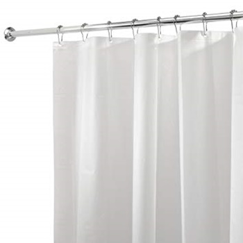 iDesign PEVA Plastic Shower Curtain Liner