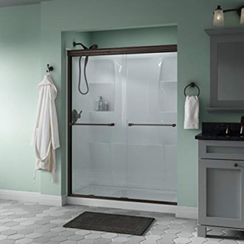 Delta Shower Doors SD3172277 Trinsic Semi-Frameless Sliding Shower Door