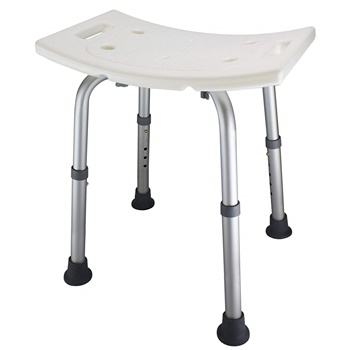 Ez2care Adjustable Lightweight Shower Stool