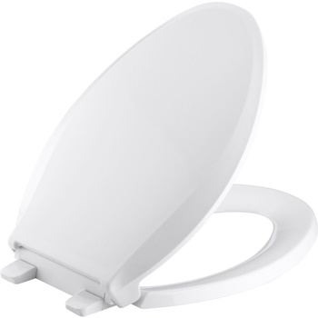 KOHLER K-4636-0 Cachet Elongated White Toilet Seat