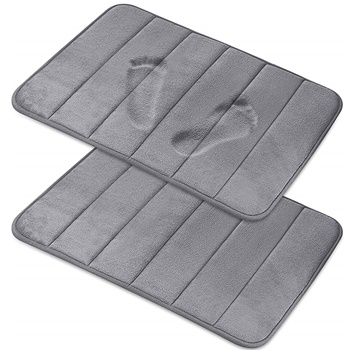 Magnificent [2-Pack] Memory Foam Bath Mat