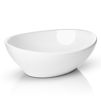 Miligore 16" x 13" Oval White Ceramic Vessel Sink